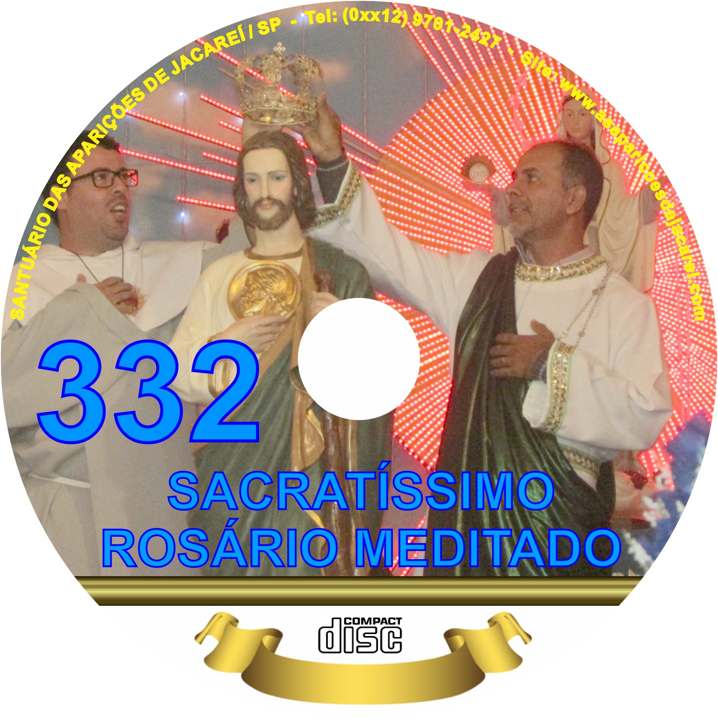 CD Rosário Meditado 332 CD Rosário Meditado 332